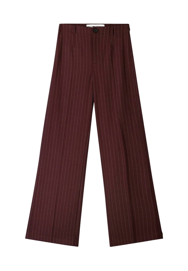 Bershka Chino bordeauxrood