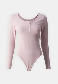ONLLIVE LOVE PLACKET - T-shirt à manches longues - bleached mauve