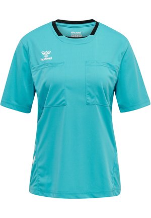 CHEVRON  - T-shirt con stampa - scuba blue