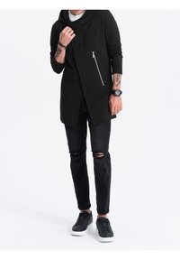 Ombre Mikina na zip - black
