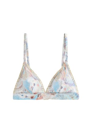 Next, REGULAR FIT - WHIPSTITCH TRIANGLE BIKINI TOP  . - Bikini-Top - pastel blue shell