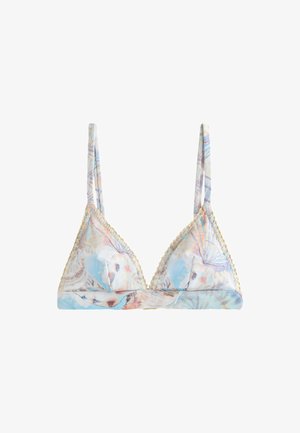 Next, REGULAR FIT - WHIPSTITCH TRIANGLE BIKINI TOP . - Top de bikini - pastel blue shell