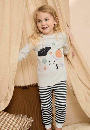 Next, HALLOWEEN CHARACTERS SNUGGLE PYJAMAS SET - Nattøj sæt - monochrome stripe