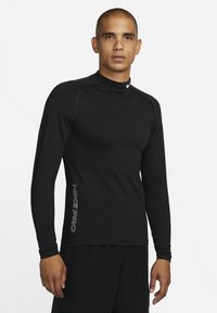 Nike Performance - WARM  MOCK - Long sleeved top - black Thumbnail Image 1