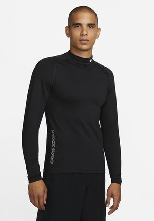 Nike Performance, WARM  MOCK - Langærmet T-shirt - black