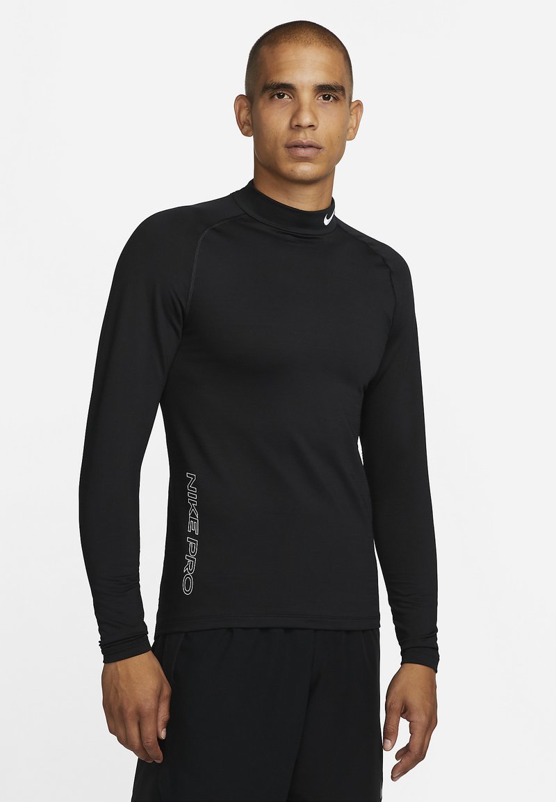 Nike Performance - WARM  MOCK - Long sleeved top - black, Enlarge