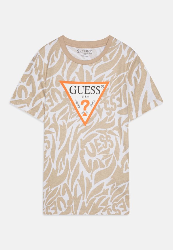 JUNIOR - Print T-shirt - tan