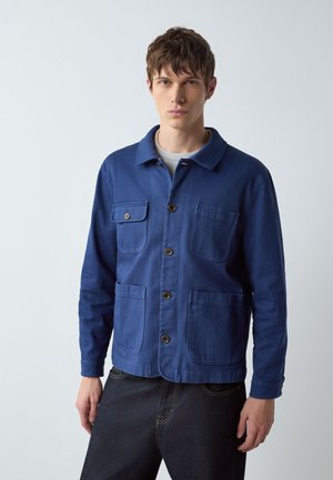 Next, REGULAR FIT - GARMENT DYED CHORE JACKET . - Veste légère - blue