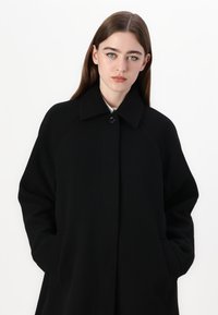 Calvin Klein Jeans LONG COAT - Klasisks mētelis - black