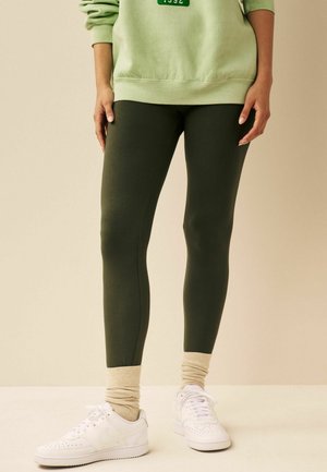 FULL LENGTH - Tajice-hlače - khaki green