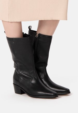 SOMETHING IN THE WAY - Cowboy/biker ankle boot - black