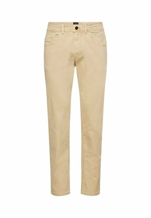 MIT 5-POCKET-DESIGN - Jeans Straight Leg - light beige