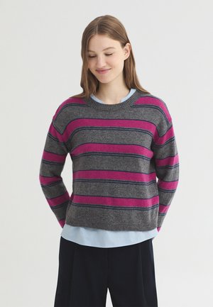 Nice Things, WOMEN - Pullover - heather grey