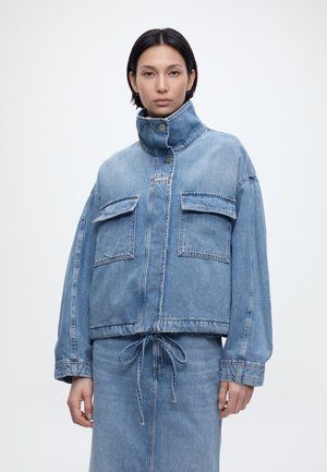 Marc O'Polo DENIM PINEAPPLE FIBRE, DENIM OUTDOOR JACKETS - Giubbotto Bomber - medium blue_multi_47