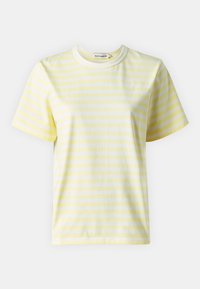 Marimekko TASARAITA RELAXED  - Print T-shirt - light yellow/yellow