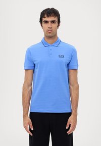 EA7 Emporio Armani TRAIN CORE - Polo shirt - granada sky