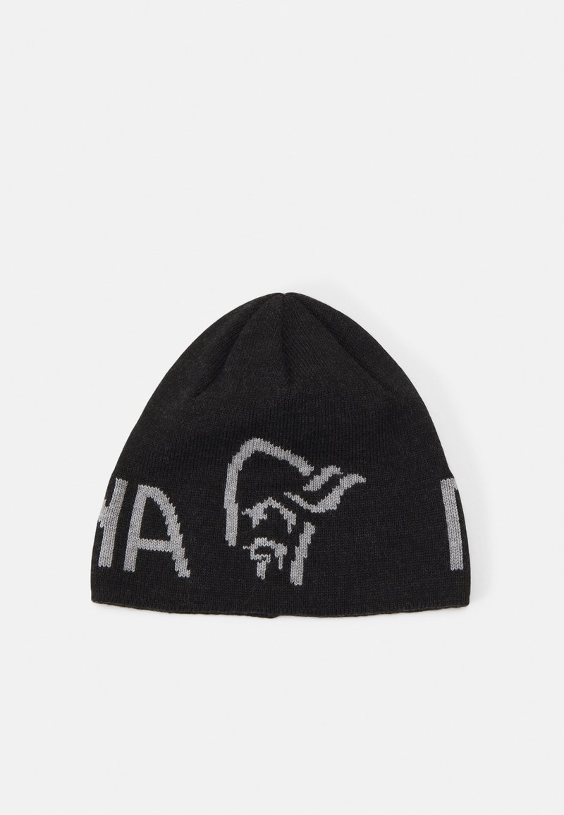Norrøna LOGO BEANIE UNISEX - Bonnet - caviar melange