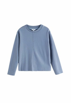 COSY SOFT TOUCH SEAM DETAIL CREW NECK  - Pullover - pale blue