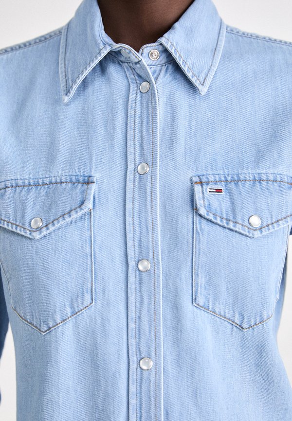 REGULAR DRESS - Shirt dress - denim light3