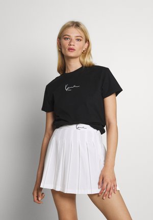 SMALL SIGNATURE TEE - T-shirt basic - black