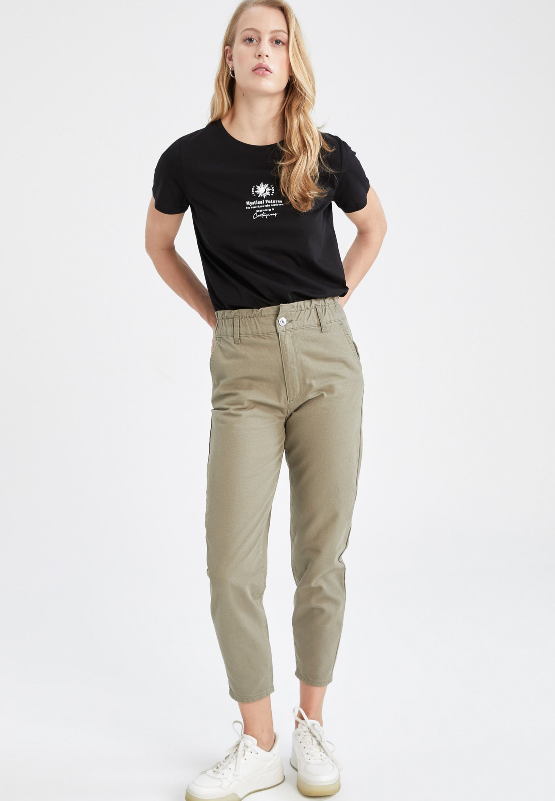 DeFacto BAGGY - Pantaloni - green/verde - Zalando.it