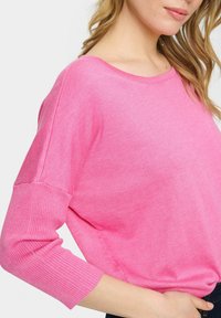 Saint Tropez MILASZ R-NECK - Pullover - pink cosmos melange