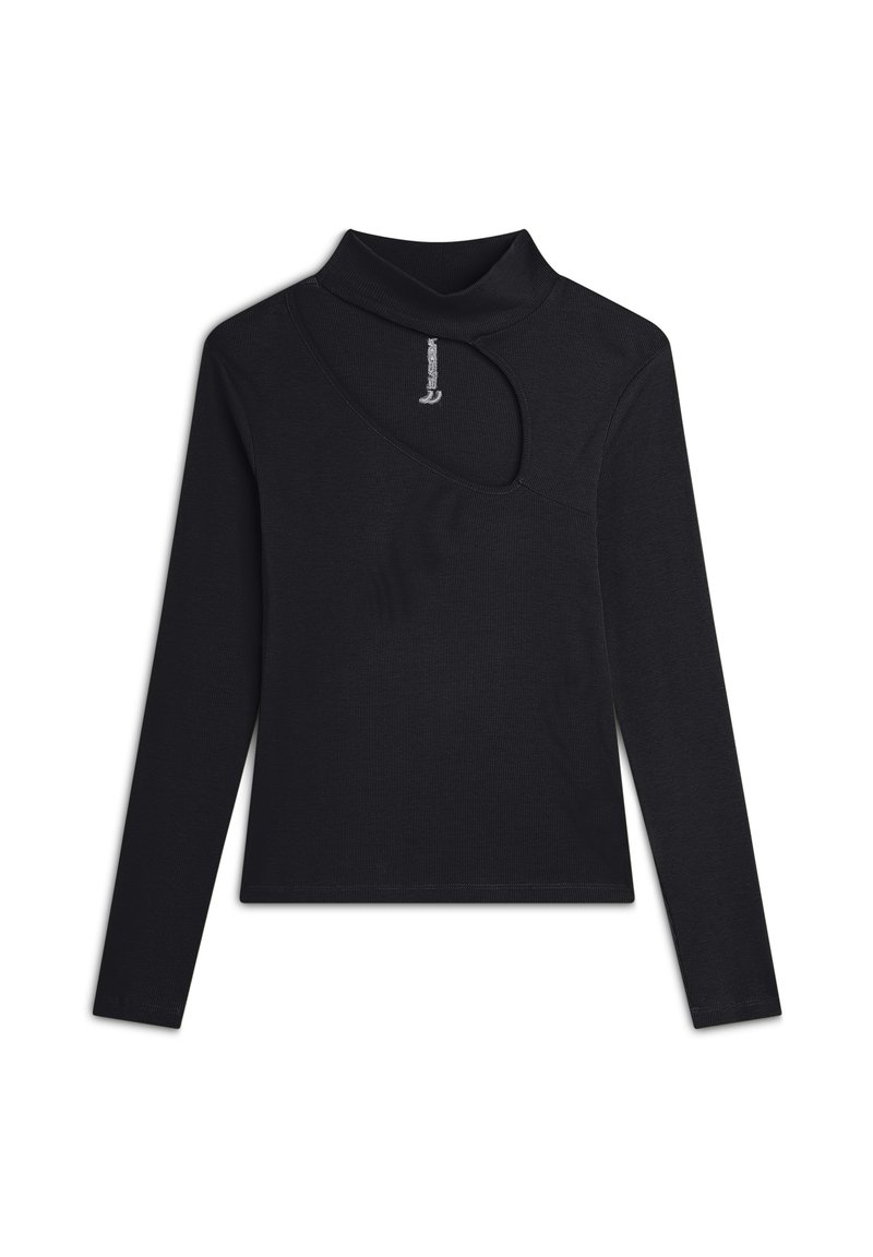 Freddy IN SLIM FIT E CUT-OUT - Maglietta a manica lunga - nero