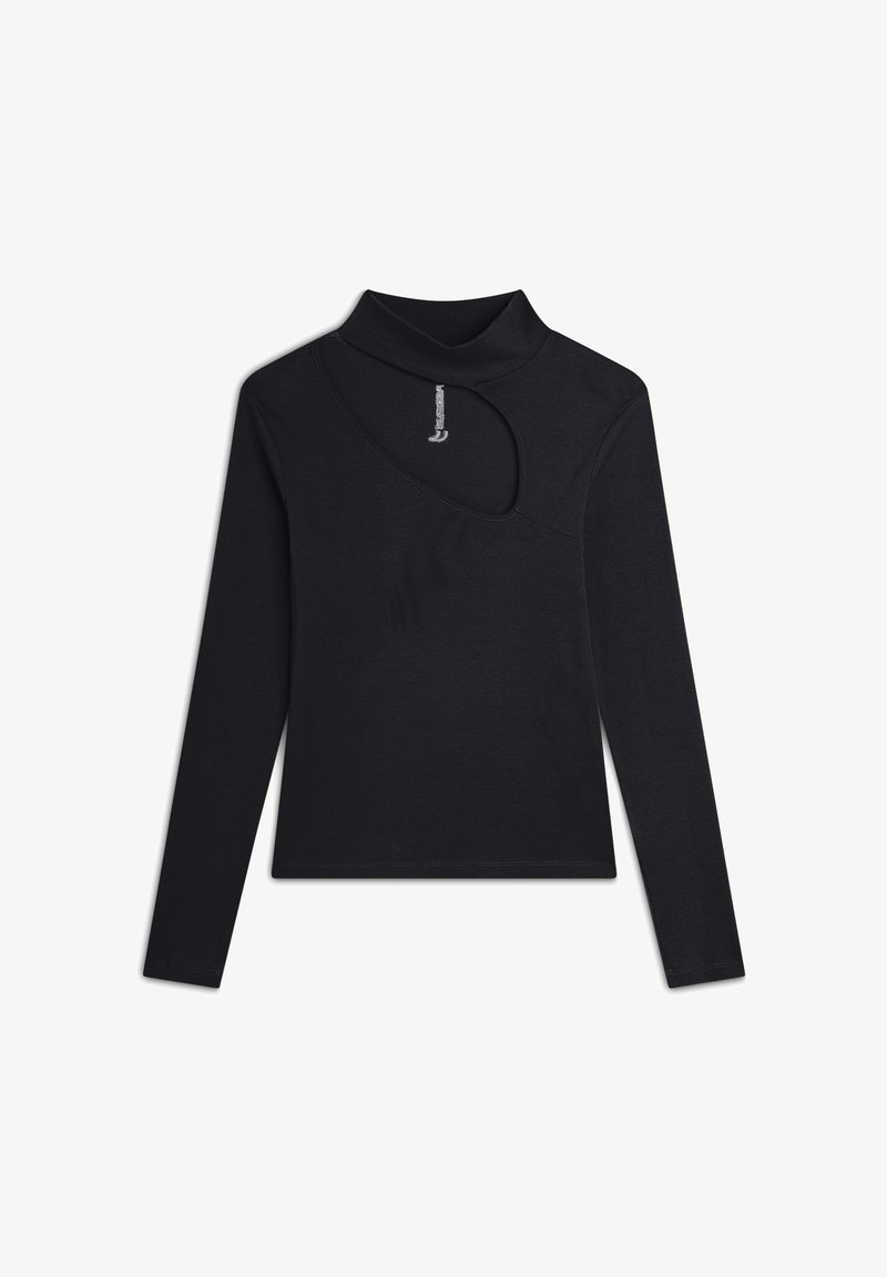 Freddy IN SLIM FIT E CUT-OUT - Maglietta a manica lunga - nero