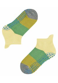 FALKE Colour Block - Chaussettes - hay