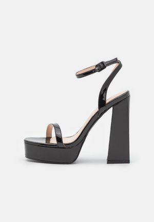 RAID MISTIE - Sandále na platforme - black