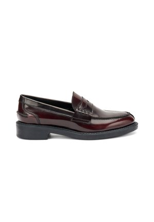 VARSITY BRUSHED LOAFERS - Chaussons - bordeaux