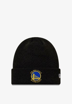 New Era, GOLDEN STATE WARRIORS NEW ERA NBA CUFF KNIT BEANIE SCHWARZ UNISEX - Beanie - schwarz
