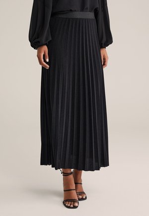 Klostuotas sijonas - black