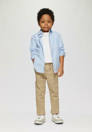 REGULAR FIT STRAIGHT LEG - Pantalon classique - beige