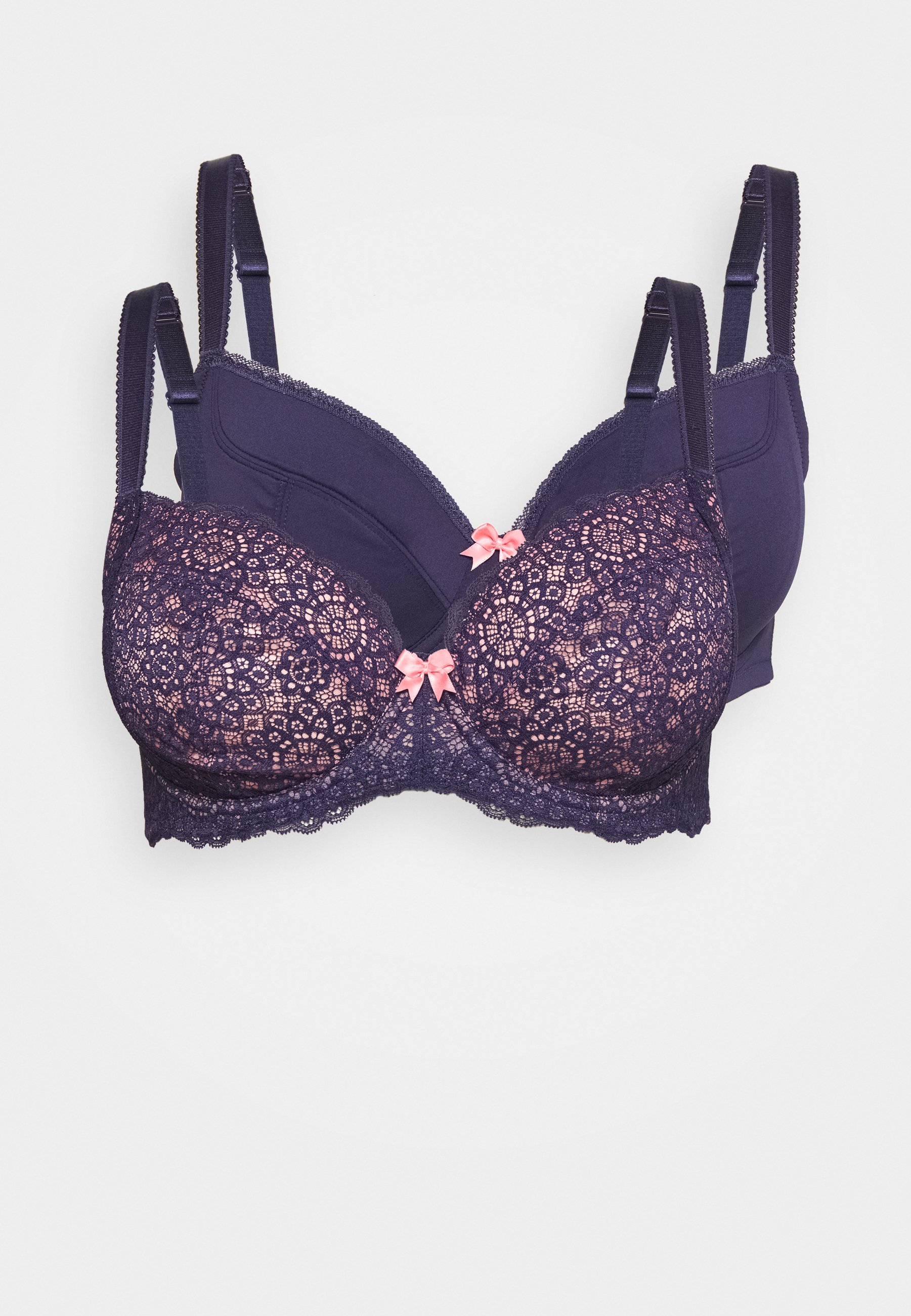 DORINA CURVES ABIGAIL UNDERWIRE 2 PACK Bøyle BH ink DORINA CURVES UNDERWIRE 2 PACK - Bøyle-BH - black/white