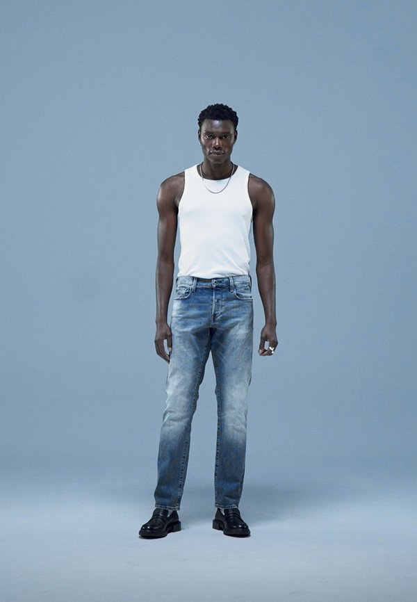 3301 STRAIGHT TAPERED - Straight leg jeans - blau3