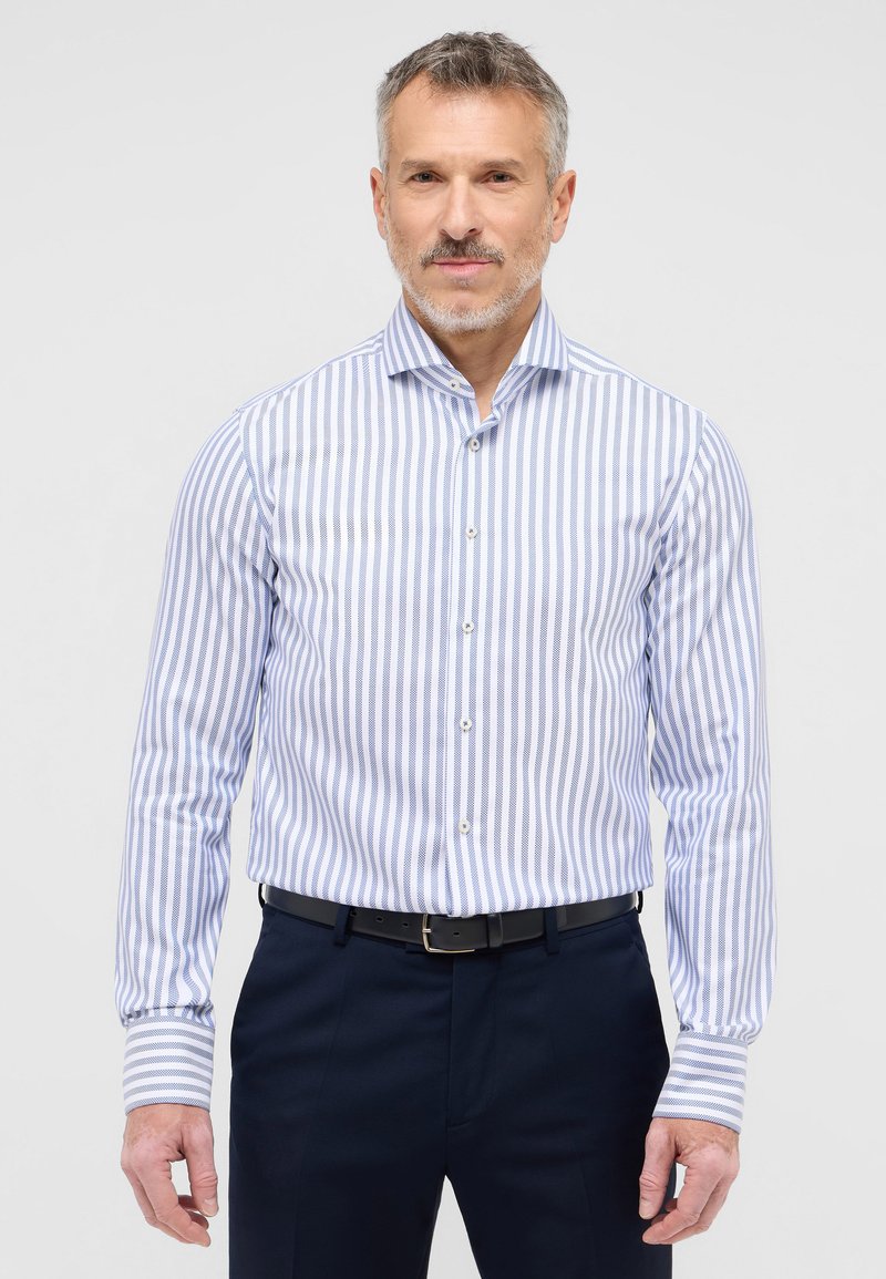Eterna BAUMWOLLHEMD - SLIM FIT - Overhemd - blau