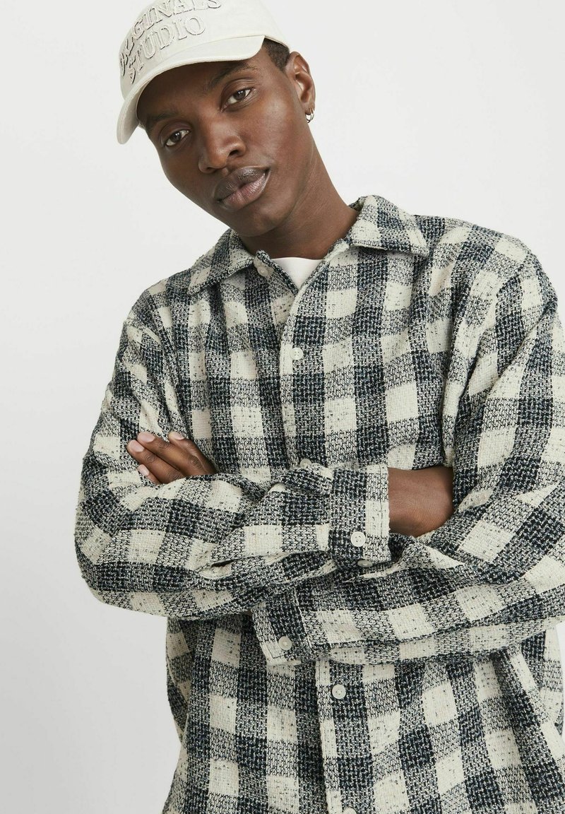 Kariert Jack Jones Hemd Schwarz Jack Jones Hemd Black/schwarz Zalando