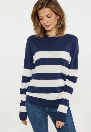 usha, Strickpullover - marine weiss