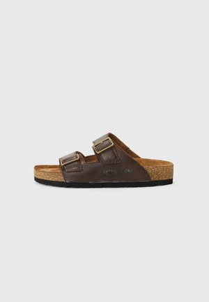 Slippers - dark brown