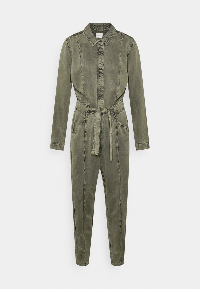 Guess NEVA Jumpsuit leaf green wash/oliv Zalando.at