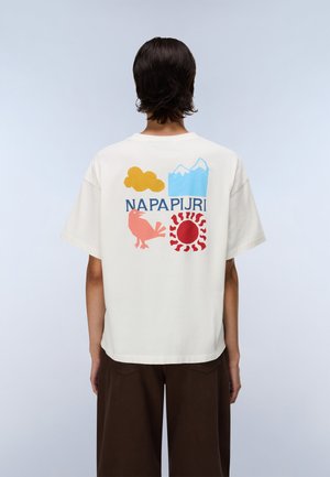 Napapijri T-shirts print - off-white