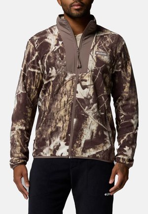 SEQUOIA GROVE PRINTED FULL ZIP - Fleecejacke - iron timberwolf