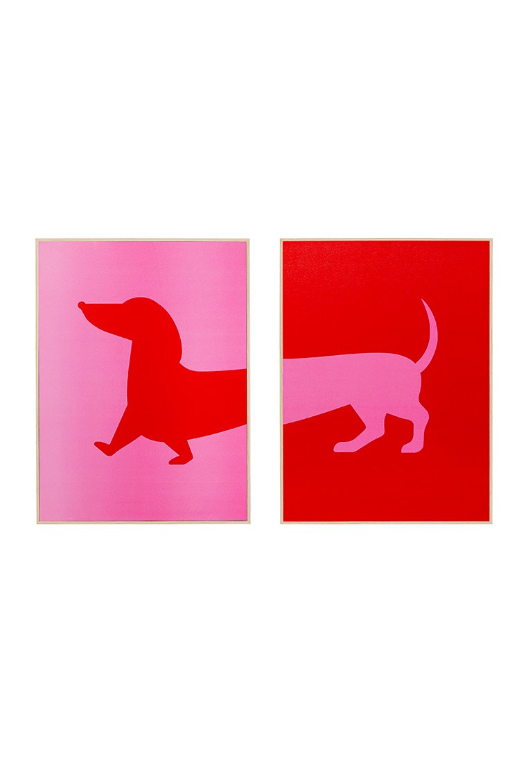 Kare Design Décoration murale rose