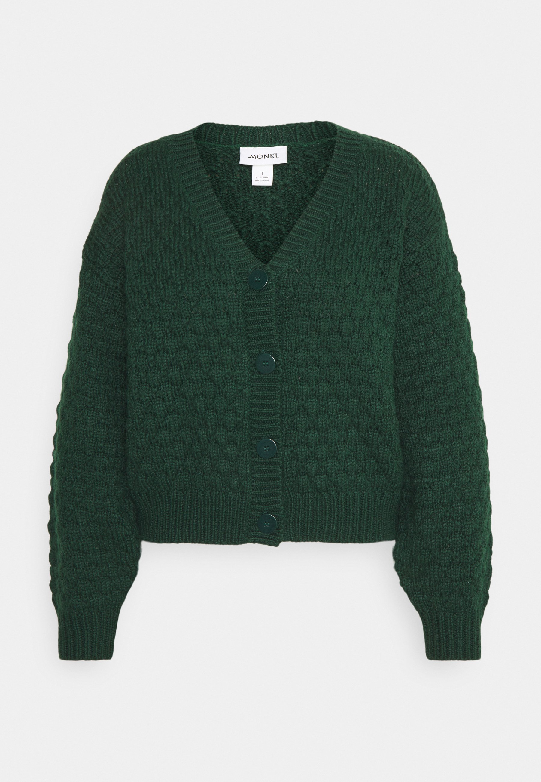 monki green cardigan