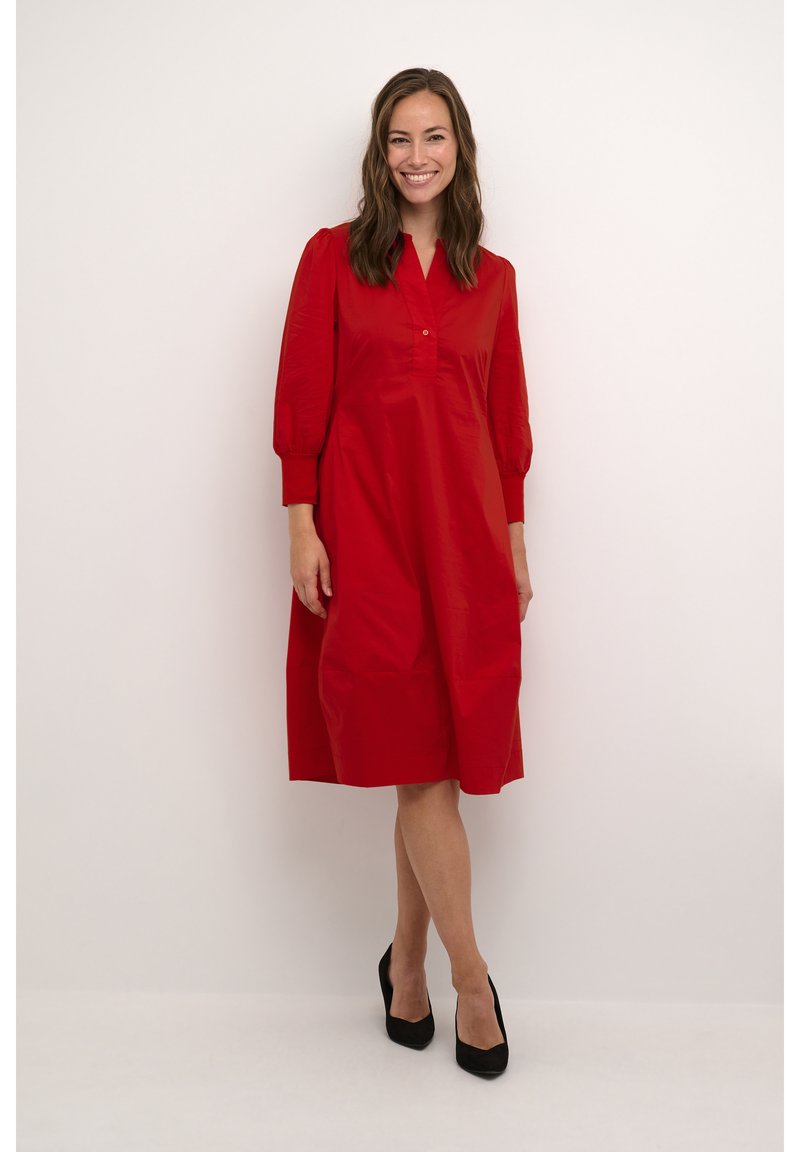 Culture - ANTOINETT 3/4 SLEEVE - Freizeitkleid - fiery red, Vergrößern