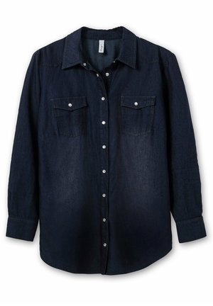 Sheego, Hemdbluse - dark blue denim