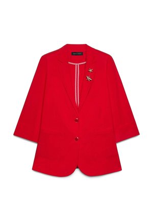 Fiorella Rubino, BLAZER CON SPILLE - Blazer - rosso