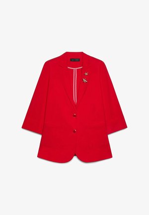 Fiorella Rubino, BLAZER CON SPILLE - Blazer - rosso