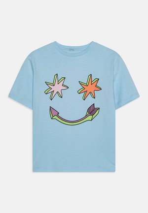 Stella McCartney Kids Trükipildiga T-särk - light blue